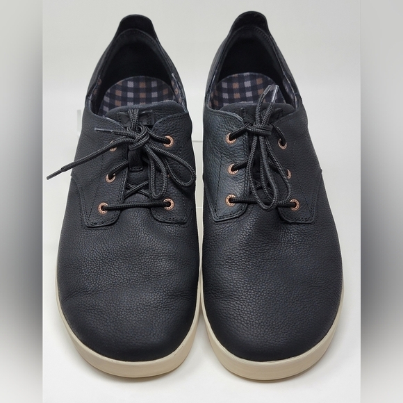 Chaco Men\'s Davis Lace Black Leather Casual Sneakers Shoes Size 14 US J106259 main image 5